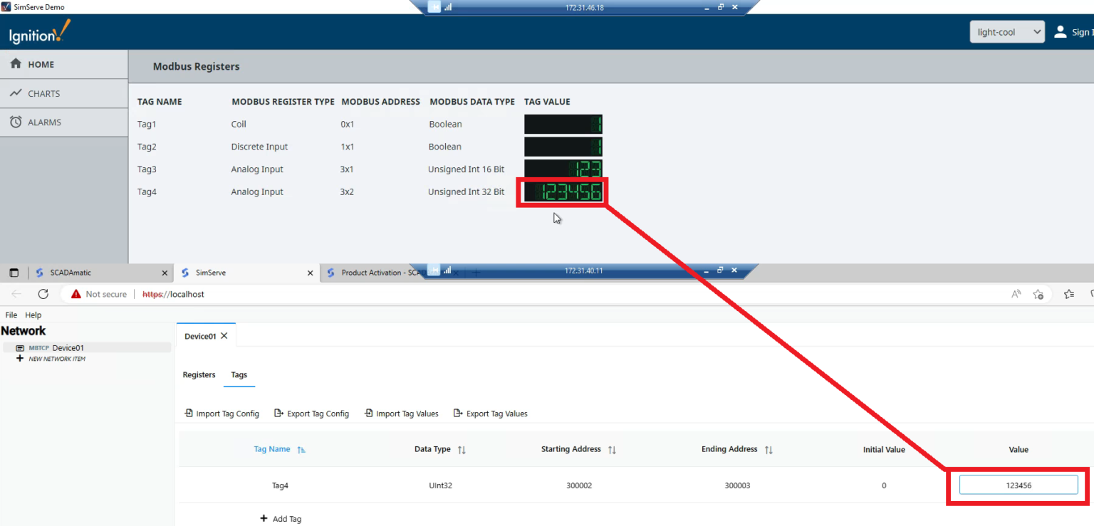 Connect Ignition to Modbus Device Using Device Simulator SCADAmatic